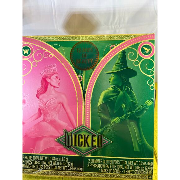 NEW Wicked 12 Days of Beauty Advent Calendar Christmas Holiday Makeup Set - Picture 8 of 10